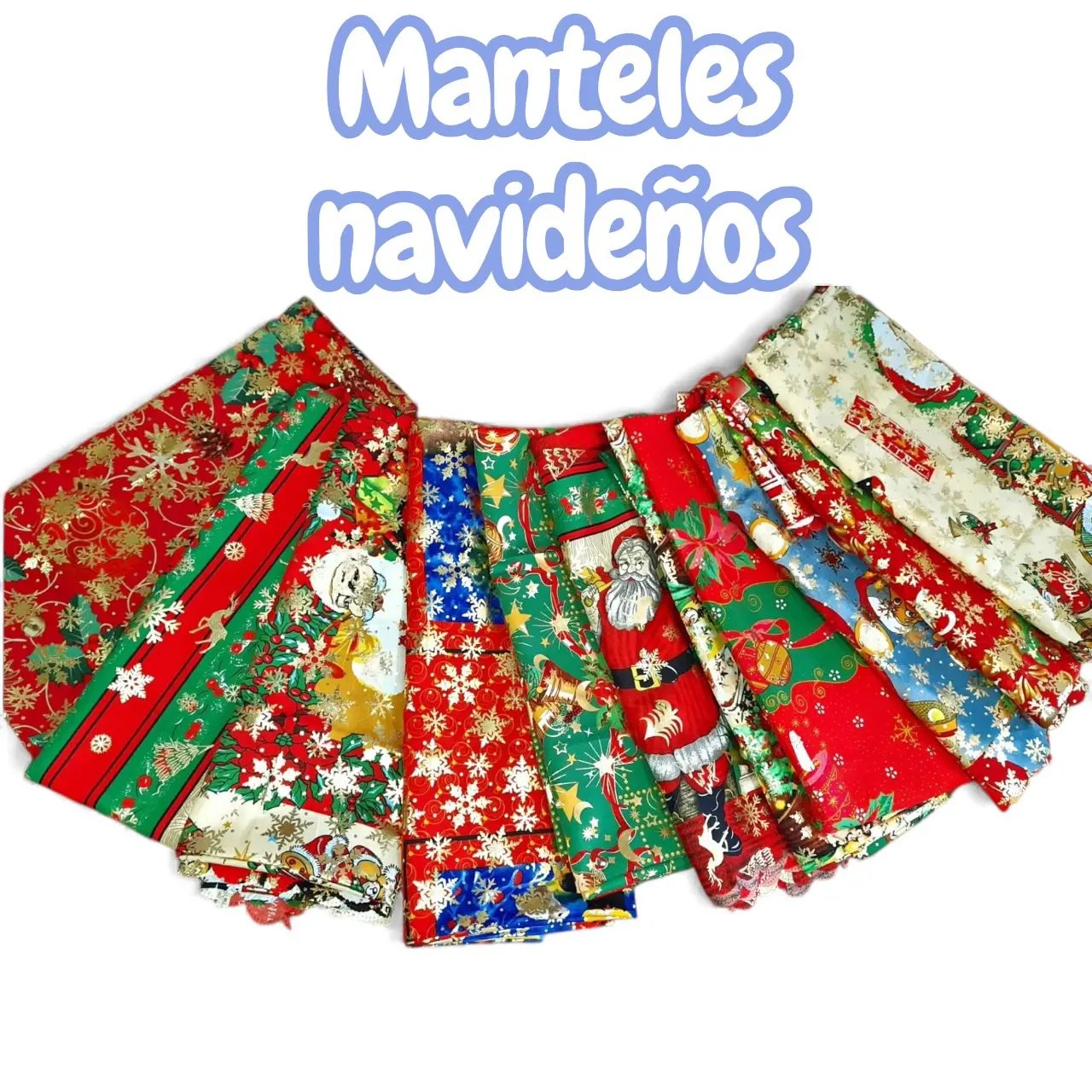 Manteles Navideños 2.40x1.40 m V/Diseños