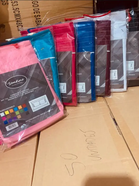 Pack Funda Almohada Santino x2 Unidades