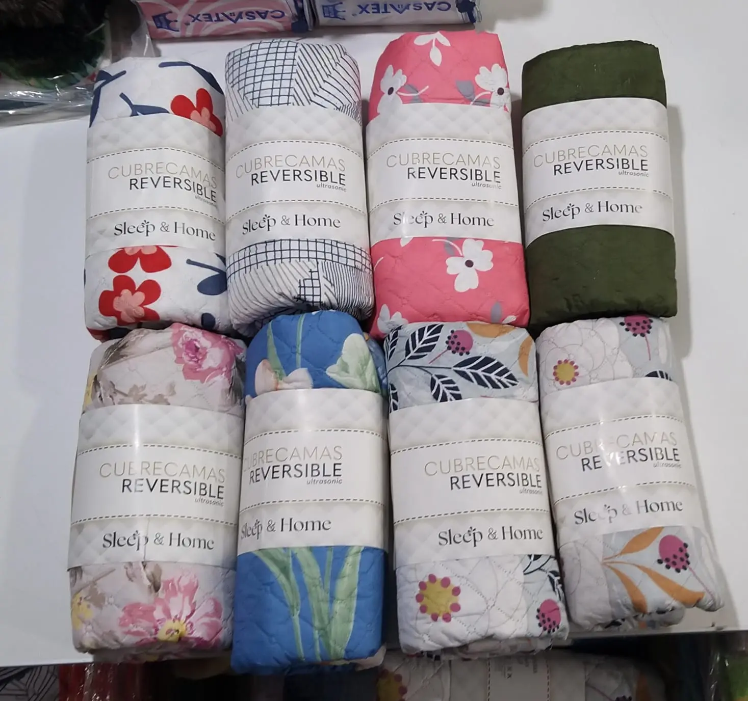 Cover Reversible Sleep & Home Estampado 1 1/2 Plazas