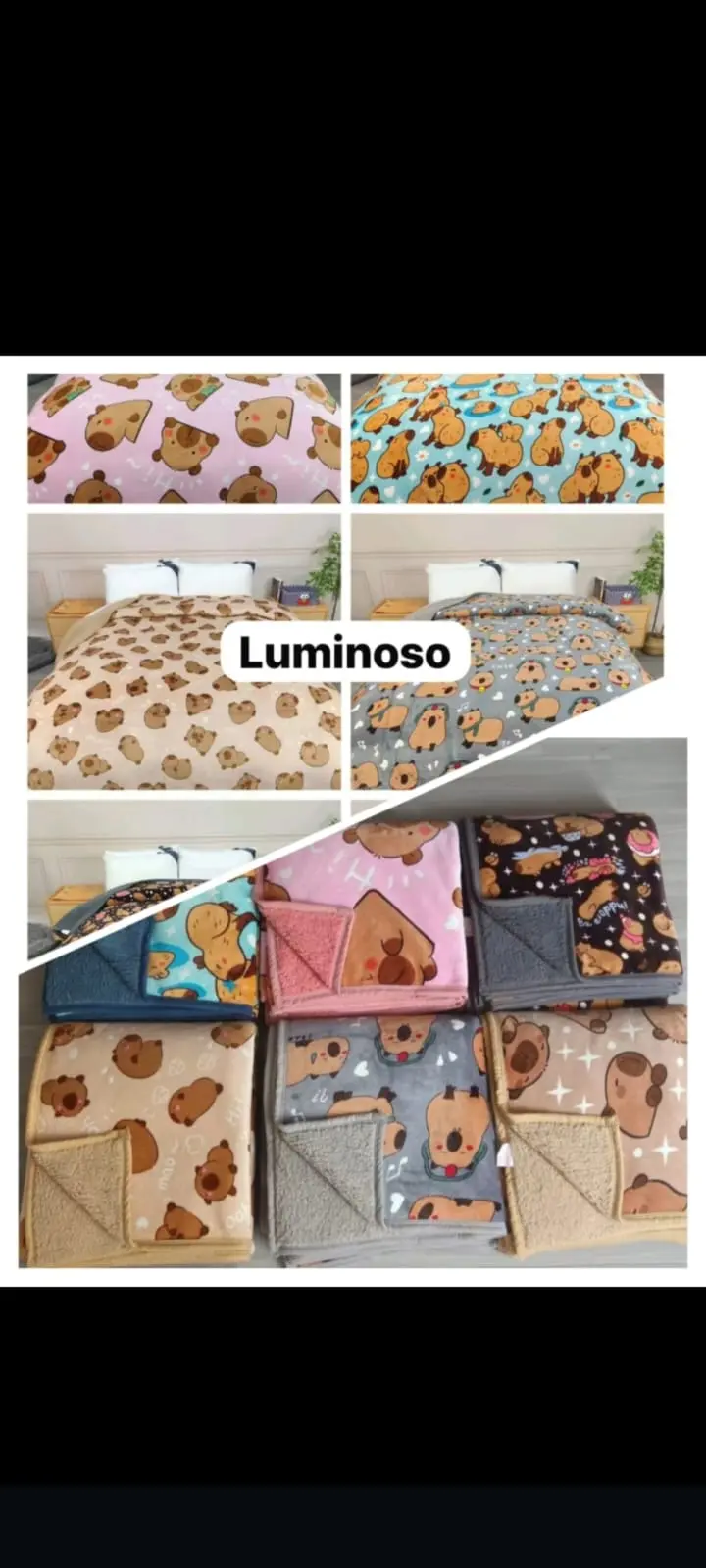 Frazada Manta Luminosa con Corderito V/Diseños